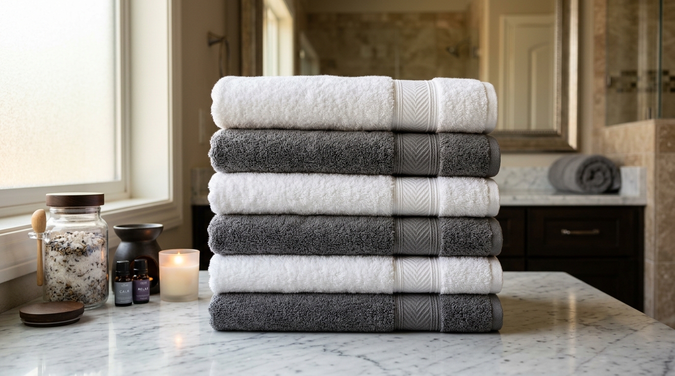 Premium Egyptian Cotton Hotel Towels